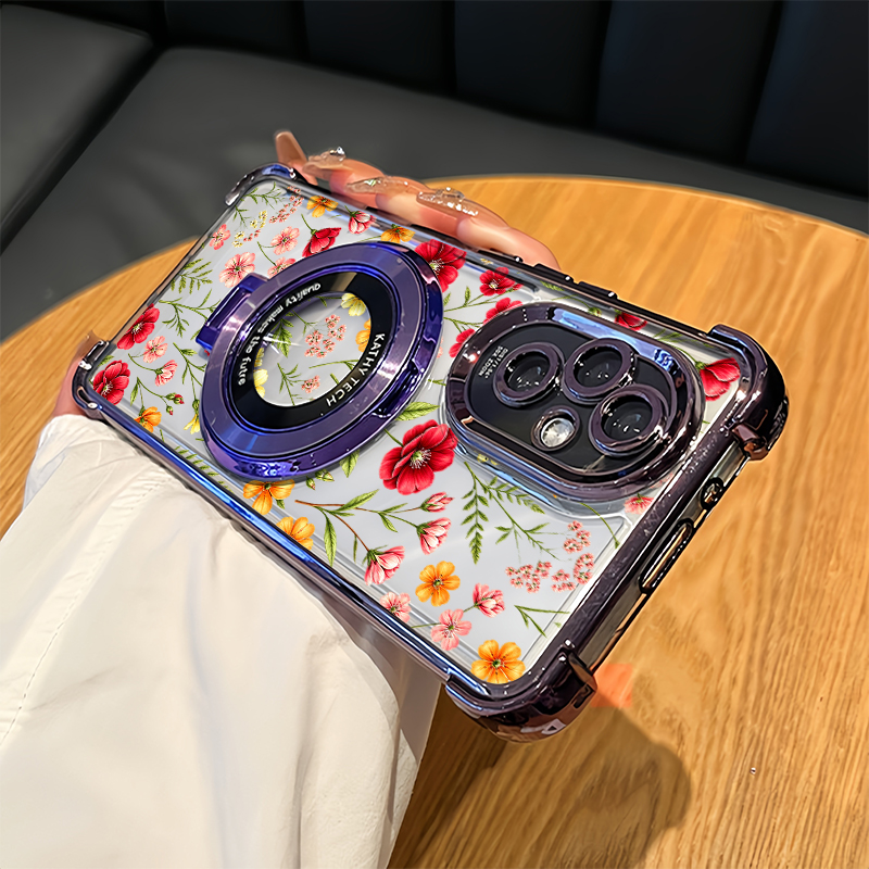 Vivo V40 - Bloemenpatroon Telefoonhoesje Voor Vivo V70 FE