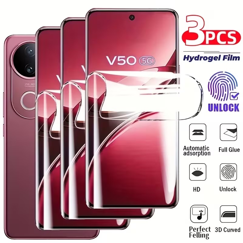 Vivo V40 - 3 stuks hydrogelfilm voor Vivo V21E