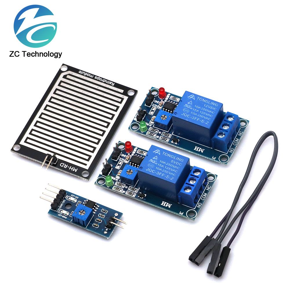 Hydration Sensor Skin - Sneeuwregendruppels Detectiesensormodule Regenweermodule Vochtigheid Voor Arduino