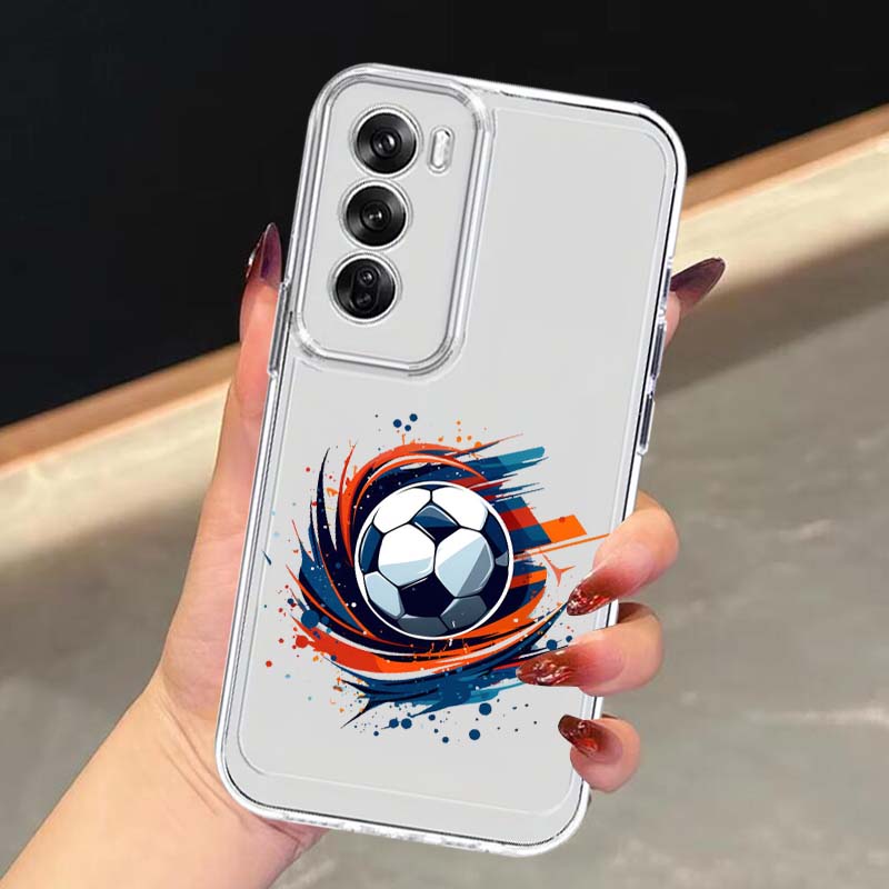 Voetbal Kunst Patroon Telefoon - Oppo A78 recensie en prijs