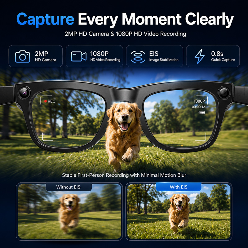 2026 200W Smart Glasses EIS 10 - Smart Glasses Lens recensie en prijs